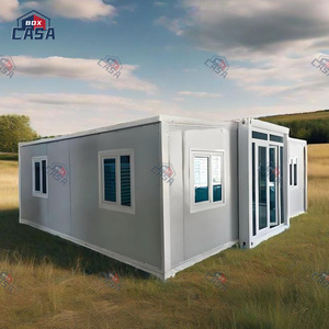 CASA BOX Nuovo Design Casa Container Mobile Piccola Mini Espandibile Roulotte in Acciaio Stile Fattoria per Esterni in Vendita - Product Image 2
