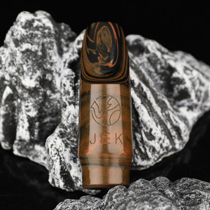 Jek Cumberland Super Bb <span class=keywords><strong>Soprano</strong></span> Sax Ebonite <span class=keywords><strong>Boquilla</strong></span> Popular Jazz Goma dura con logotipo personalizado Boquillas de saxofón - Product Image 3