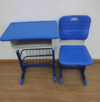 Ensemble de bureaux et chaises réglables en hauteur pour enfants et élèves de classe