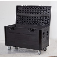 Mallette de vol de câble de coffre utilitaire DJ équipement d'éclairage audio de scène armoire de rangement de câble