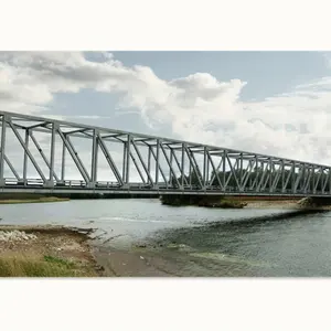 Viga de acero prefabricada, puente de estructura de marco de acero