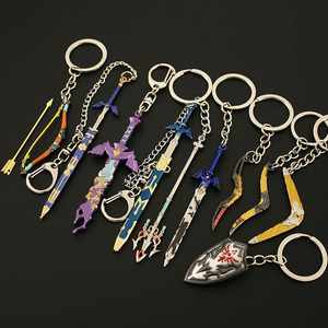 Juegos Lágrimas del Reino Escudo Boomerang Espada Maestra Mini Arma Espada La Leyenda de Zelda Llavero - Product Image 2