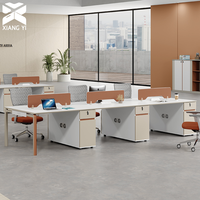 Bureau de travail moderne de haute qualité à prix d'usine, poste de travail personnalisable en taille et couleur, table de bureau pour espace ouvert