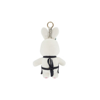 Fabricant de porte-clés en peluche personnalisés avec logo, porte-clés en forme de lapin en peluche doux, service ODM OEM
