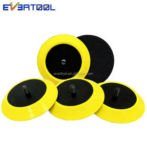 EVERTOOL 3 "<span class=keywords><strong>Hook</strong></span> & <span class=keywords><strong>Loop</strong></span> alas dukungan 1/4" Thread Rotary Plate bantalan spons, ventilasi debu, penggantian Polisher otomatis - Product Image 1