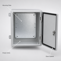 Boîtier de commande électrique en acier laminé à froid OEM, montage mural, armoire à instruments avec porte verrouillable