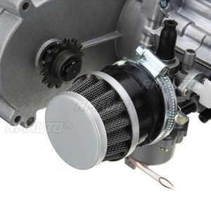 Moteur 2 temps 47cc/49cc à démarrage manuel avec boîte de transfert rouge pour mini moto tout-terrain - Product Image 5