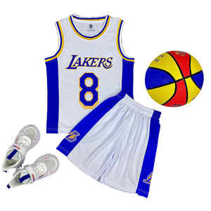 Ensembles de Basket à Manches Courtes pour Garçons et Adolescents, Tenue d'Uniforme Scolaire 2 Pièces Débardeur + Short, Maillot et Survêtement pour Enfants - Product Image 4