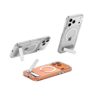 Pour iPhone 17 Pro Max 360 °   Étui transparent magnétique avec support rotatif en alliage d'aluminium pour iPhone 17 Air - Product Image 6