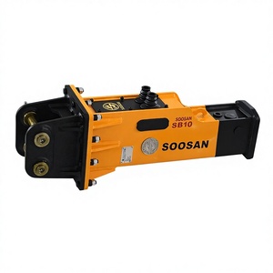 Martillo Hidráulico SB10 SOOSAN con Cinceles de 40 mm Tipo Caja para Miniexcavadoras y Minicargadoras de 0.8-2.5 Toneladas para Demolición de Roca - Product Image 1