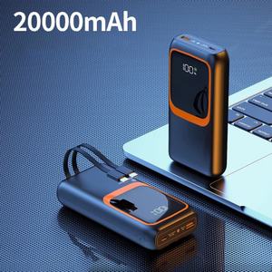 Nouvelle station de charge universelle avec batterie externe de 30000 mAh, charge super rapide PD22.5W, 20000 mAh intégrés, deux câbles - Product Image 4