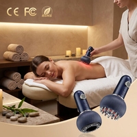 9 niveaux micro-courant thérapie méridien électrique Gua Sha masseur brosse ménage grattage Instrument de Massage lumière rouge pour le corps