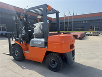 Chariot élévateur diesel 3 tonnes avec moteur diesel, options de chariots élévateurs de 2,5 tonnes, 3 tonnes, 3,5 tonnes, 5 tonnes, 10 tonnes