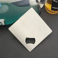 Décapsuleur de bouteille de bière plat en acier inoxydable robuste, personnalisé avec logo, sublimation métallique