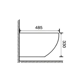 Заводская Высококачественная настенная насадка для биде - Product Image 3