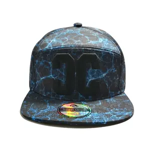 Wholesale Custom Snapback hats supplier High Quality 5-panel 3-D embroidery Caps from China