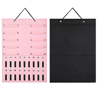 Organisateur de broches suspendues pliable - Présentoir écologique pour badges et support de rangement pour collection de broches pour femmes ou hommes