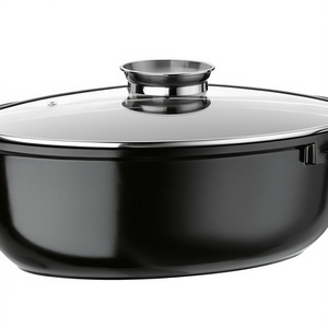 Gourmet CerXXL 10L Roasting <b>Pan</b> 42x27Cm With Glass Lid For Oven Use - Product Image 2
