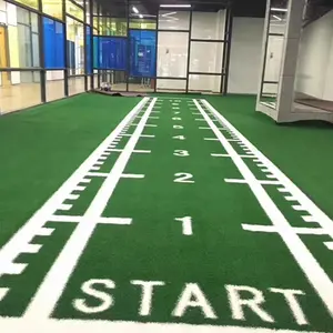 Aji-alfombrillas sintéticas para césped de estadio, Alfombra de césped Artificial para Hockey de campo de China