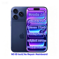 Smartphone iPhone 17 Pro 1 To Bleu Titane 5G A19 Pro Super Retina XDR Dynamic Island Vente en Gros Fournisseur d'Usine Stock en Vrac