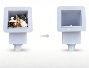 مقشدة حوض سباحة بلاستيكية متينة لحديقة المياه إكسسوارات تنظيف الحطام الزائد - Product Image 2