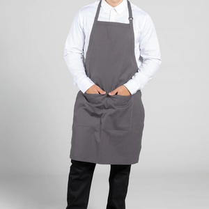Custom Logo Adjustable Salon Barber <b>Kitchen</b> <b>Apron</b> Unisex Fabric Chef Clothing with Embroidered Pattern for Men and Women - Product Image 2