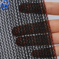 5-8 ans filet de Protection contre les tempêtes de sable en HDPE noir résistant aux UV filet de barrière anti-poussière coupe-vent pour l'agriculture et la Construction dans le désert
