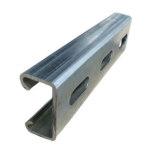 Tabla de tamaños de canal C/U de acero galvanizado 41*21*1,2mm canales de puntal canal ranurado puntal soldadura acero C canal - Product Image 1