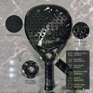 Raqueta de Pádel de Fibra de Carbono 3K Más Vendida, Forma de Diamante, Palas de Pádel, Raqueta de Pádel, Equipo Deportivo Portátil, Precio de Fábrica - Product Image 4
