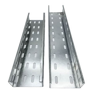 Meilleur prix pour un goulotte de câbles en acier galvanisé perforé de type droit - Product Image 2