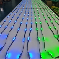 Luz LED de Píxeles DMX para Exteriores, Luz Puntual LED RGBW 3000K, Luces Puntuales LED Impermeables para Edificios