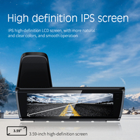OEM 4K UHD Black Box Mobil GPS ADAS Deteksi Gerakan Baterai Terpasang Kamera Depan 1080P/4K Kamera Belakang Lensa Ganda MicroSD Penglihatan Malam
