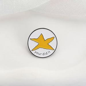 Spilla in smalto <span class=keywords><strong>You</strong></span> Did IT <span class=keywords><strong>Meme</strong></span> Star, spilla a forma di meteorite irregolare, distintivo da borsa e risvolto, gioielli regalo, nichel nero UV - Product Image 3