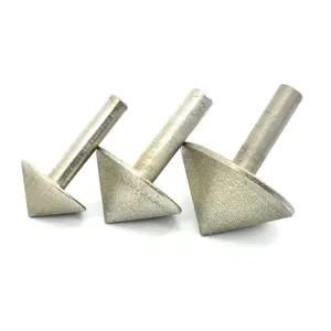 Diamant-Senk bohrer Fasen schneider 30mm (1-3/16 ") Konisches 90-Grad-5/16-Zoll-Schaftlochschleifwerkzeug für Glas marmor