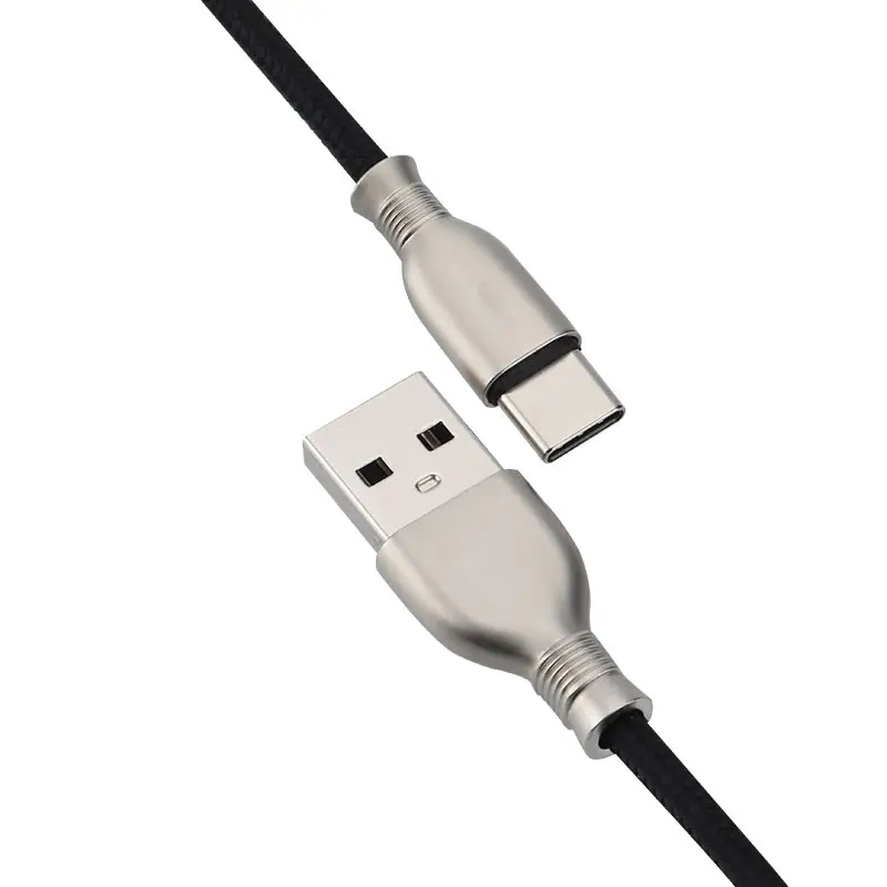 2.0 USB A/M to TYPE-C L=1.0M Braid Material 5V2A Type-c Cable Fast Charging Cable