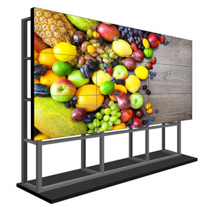 Mur vidéo haute luminosité à prix avantageux, module LCD 55 pouces, cadre de 3,5 mm, moniteurs LCD couleur, résolution 4K, écran tactile LCD - Product Image 1