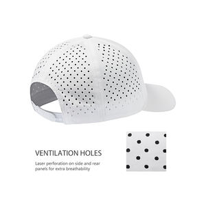 หมวกเบสบอลกันน้ำ6แผงสำหรับงานตามสั่งหมวกเจาะรูเลเซอร์ - Product Image 5