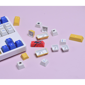 Teclas AFLION Clásicas Retro con Temática Japonesa, PBT Dye Sub, con Shift 2U, Iso Enter, Barra Espaciadora 6.25U 7U - Product Image 2
