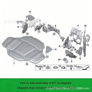 Volkswagen <b>Door</b> Sill Clip 4B0867276A 3B9867289 Flat Carbon Steel <b>Trim</b> Clip For Jetta Passat Golf 6 MK6 - Product Image 4