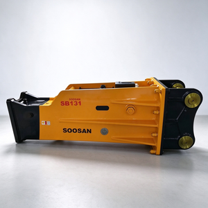 Casse-roche hydraulique de type boîte SB131 SOOSAN pour excavatrice de 30-38T, démolition, brisage de roche - Product Image 1