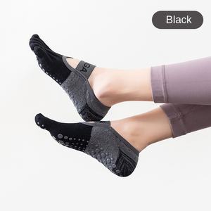Wholesale <b>Grip</b> Toe <b>Socks</b> for Non Yoga Footwear Women Breathable Workout Gym Training - Product Image 2