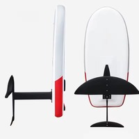 Planche de Wing Foil Gonflable Durable en Drop-Stitch, Portable, pour Hydrofoil et Sports Nautiques (SUP Foiling), Fabriquée en Chine