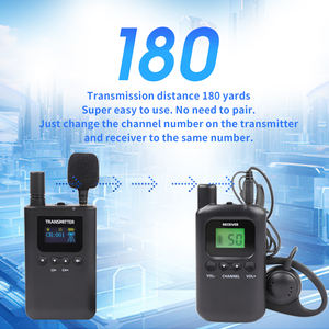 Wirelesslinkx 8510T 8210R วิทยุไร้สายกระซิบระบบไกด์นำเที่ยวสำหรับพิพิธภัณฑ์การประชุมโบสถ์การฝึกอบรมการท่องเที่ยว - Product Image 5