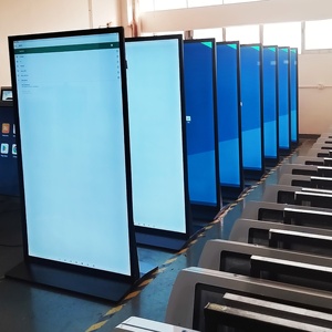 2025 85 inch trong nhà toàn màn hình 4K LCD Totem Áp phích quảng cáo thường vụ kiosk với phần mềm kỹ thuật số biển hiển thị cho trung tâm mua sắm - Product Image 1