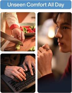 Nouveau Smart Ring IP68 boîtier de charge étanche moniteur de fréquence cardiaque moniteur de sommeil oxygène sanguin sport Fitness suivi App contrôle - Product Image 6