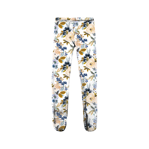 Leggings pour filles et bébés filles, taille haute, longs, style vintage, motif rose, pour la Saint-Valentin - Product Image 5