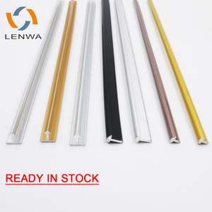LENWA Profilés de carreaux en ALUMINIUM Colorés Décoratifs Métalliques Aluminium Mur T Forme <span class=keywords><strong>Carrelage</strong></span> Bordure <span class=keywords><strong>Coin</strong></span> Transition - Product Image 3
