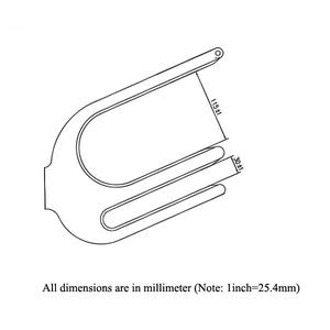 ขายึดอะลูมิเนียมสีดำ OT-WKIIB สำหรับกีฬาดำน้ำและเวคบอร์ด อุปกรณ์และอะไหล่สำหรับกีฬาสกีน้ำ - Product Image 5