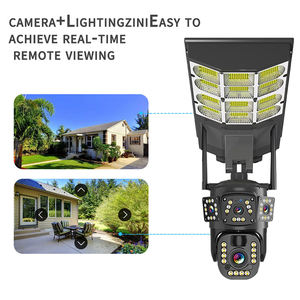4K уличная Водонепроницаемая беспроводная Солнечная камера уличный свет слежения Движения двойной объектив 4G Солнечная камера видеонаблюдения - Product Image 2
