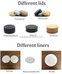 Bouteilles en verre ambré vides de 250 ml pour capsules, contenants pour pilules de compléments alimentaires avec bouchon sérigraphié - Product Image 3